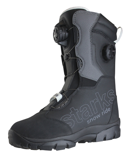 STARKS Снегоходная обувь AURUM Dual ATOP муж Черно-серый (40) pitbikemarket.ru