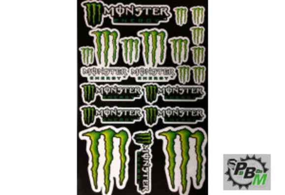 Наклейки набор D6031 Monster #1 pitbikemarket.ru