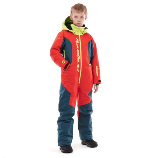 Dragonfly Зимний утепленный комбинезон GRAVITY for Teen Red - Dark Ocean 2024 (140-146) pitbikemarket.ru