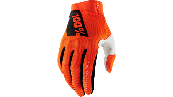 Мотоперчатки 100% Ridefit Glove (Fluo Orange, L, 2022 (10010-00007)) pitbikemarket.ru