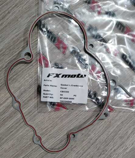 Прокладка левой крышки двигателя ZS174MN-3, ZS174MN-5 (генератора) CBS300-NB300 pitbikemarket.ru