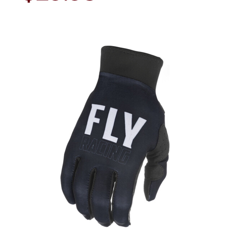 Перчатки FLY RACING PRO LITE черные/белые (2021) 11 pitbikemarket.ru