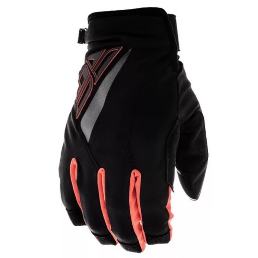 Перчатки FLY RACING TITLE черные/оранжевые (2018)  7" pitbikemarket.ru