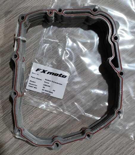 Прокладка правой крышки двигателя ZS174MN-3, ZS174MN-5 (сцепления) CBS300-NB300 pitbikemarket.ru