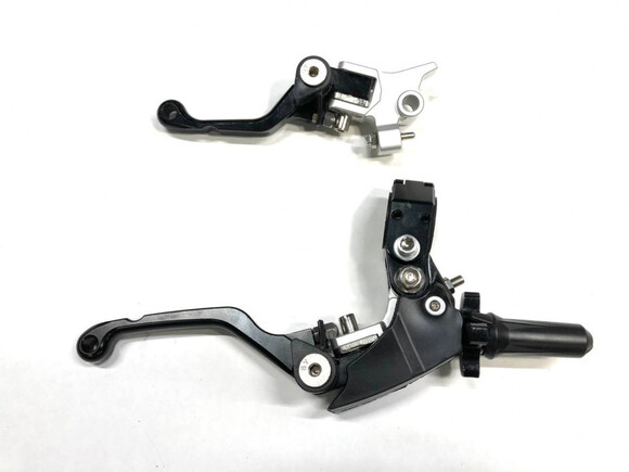 Рычаг сцепления и тормоза черные 270 град. (легкий выжим, торм. под машинку ZH) pitbikemarket.ru