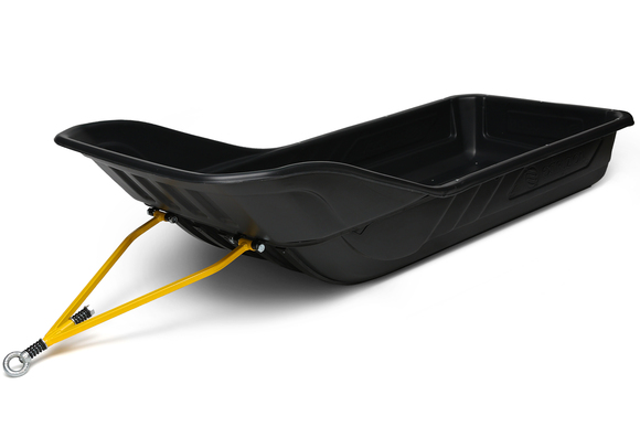 Сани волокуши с обвязкой, отбойником и полозьями С-6 LUXE (1650x810x455) для снегохода, мотобуксировщика, рыбалки, охоты. Ширина дна 550. pitbikemarket.ru