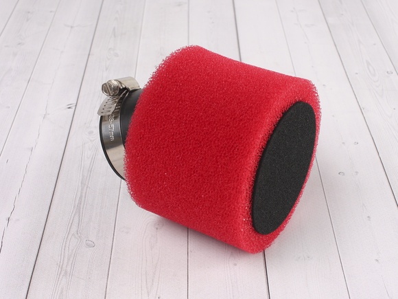 Фильтр воздушный 42 мм прямой красный pitbikemarket.ru