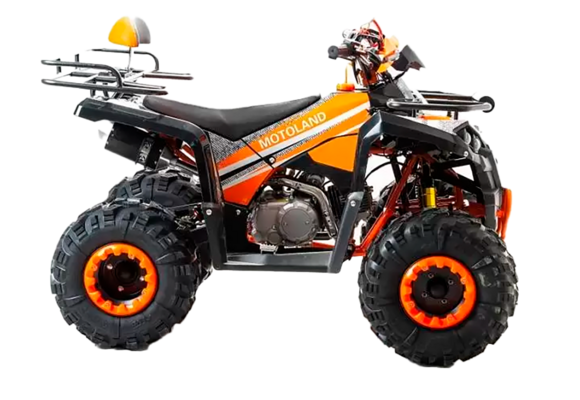 Квадроцикл Motoland VOX125 RAPTOR A оранжевый pitbikemarket.ru