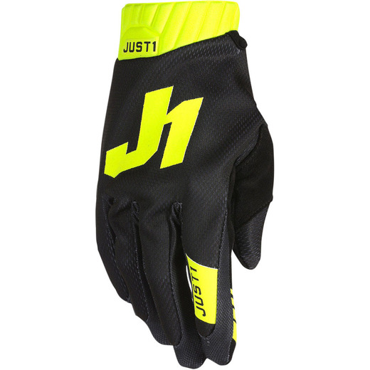 Перчатки JUST1 J-FLEX 2.0 (черный/Hi-Vis желтый, 11, 1560035-884-4263) pitbikemarket.ru