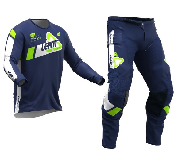 Комплект мотоджерси/мотоштаны подростковый Leatt 3.5 Jr (Blue, L, 2024 (5024080672)) pitbikemarket.ru