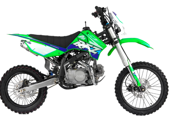 Питбайк Apollo RFZ START 125L 17х14 Зеленый pitbikemarket.ru